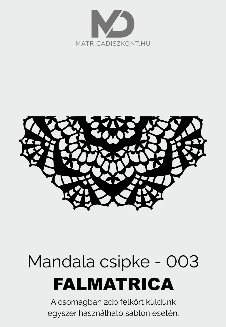 Mandala csipke 003 falmatrica